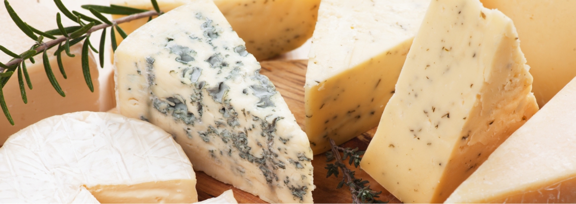 An assortment of cheeses An assortment of cheeses